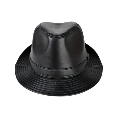 Lionel | Chapeau Fedora en cuir classique