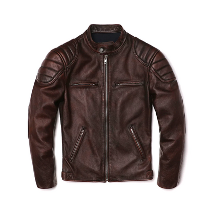 Firmin | Veste en cuir vintage style racer
