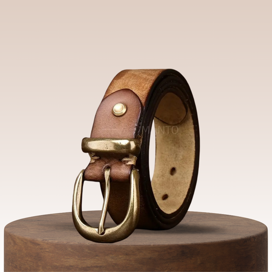 Bruno | Ceinture rétro avec boucle dorée