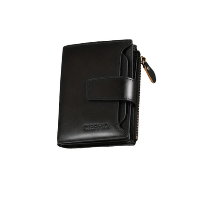 Maxime | Portefeuille vintage en cuir à double pli avec protection RFID