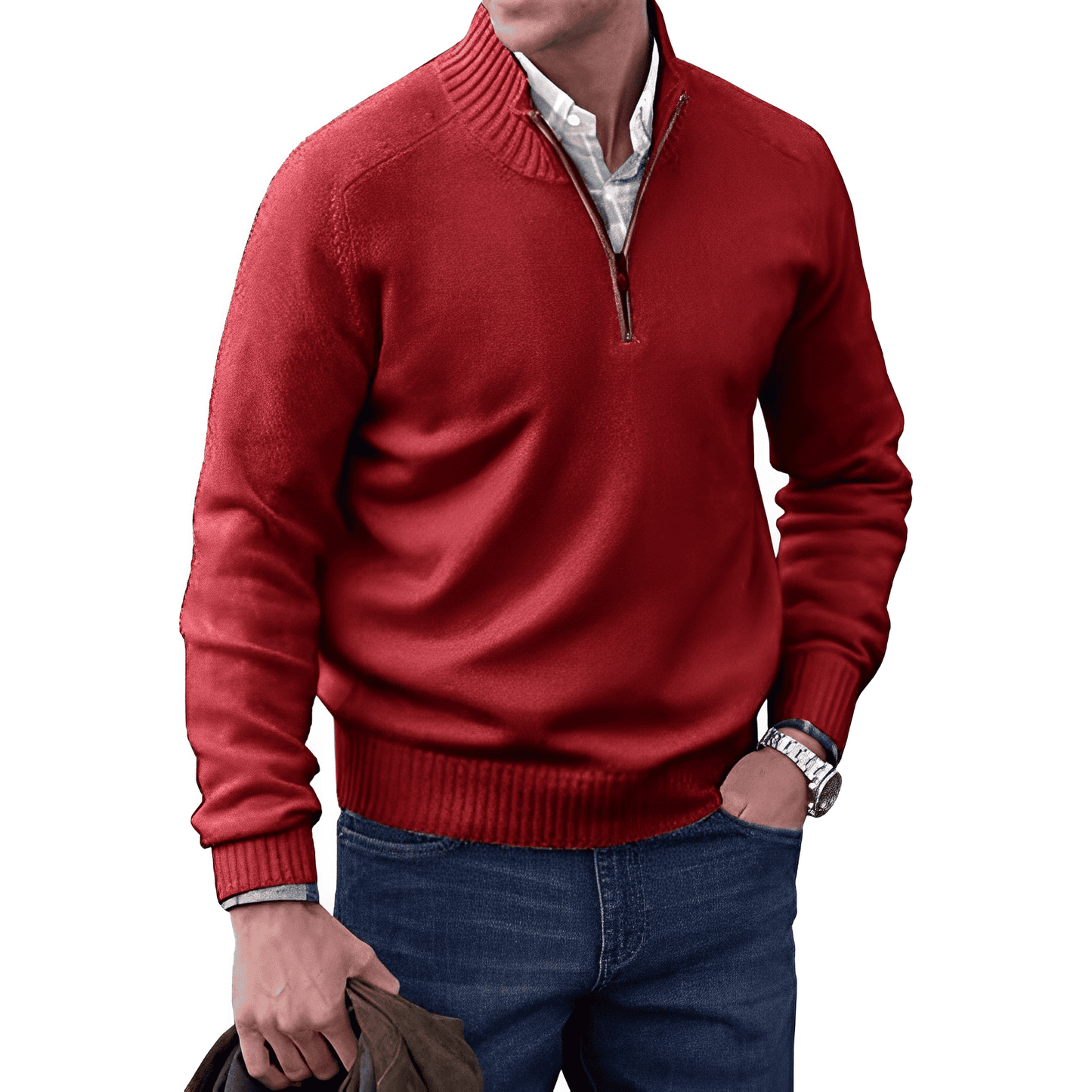 Patrick™ | Pull élégant avec fermeture éclair
