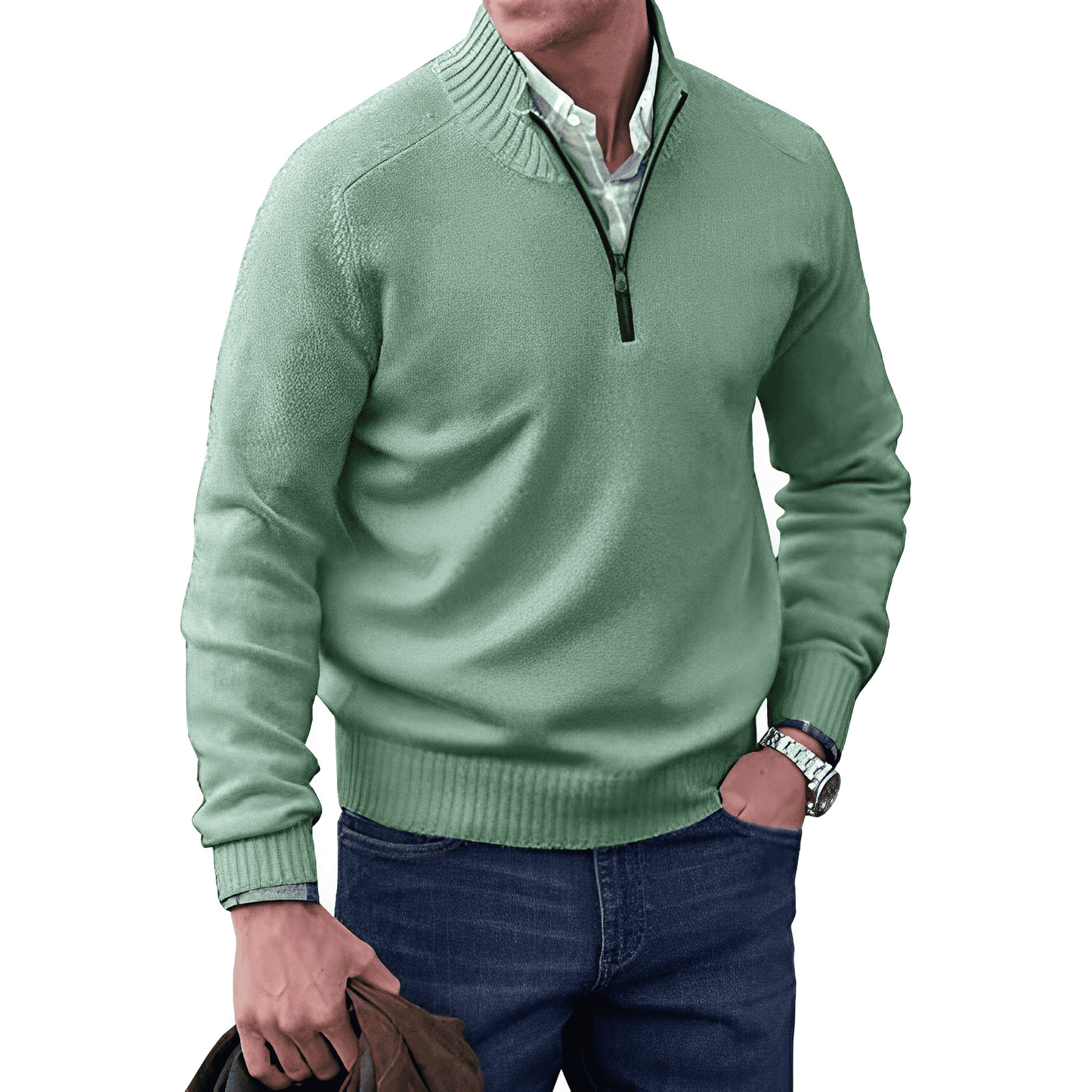 Patrick™ | Pull élégant avec fermeture éclair