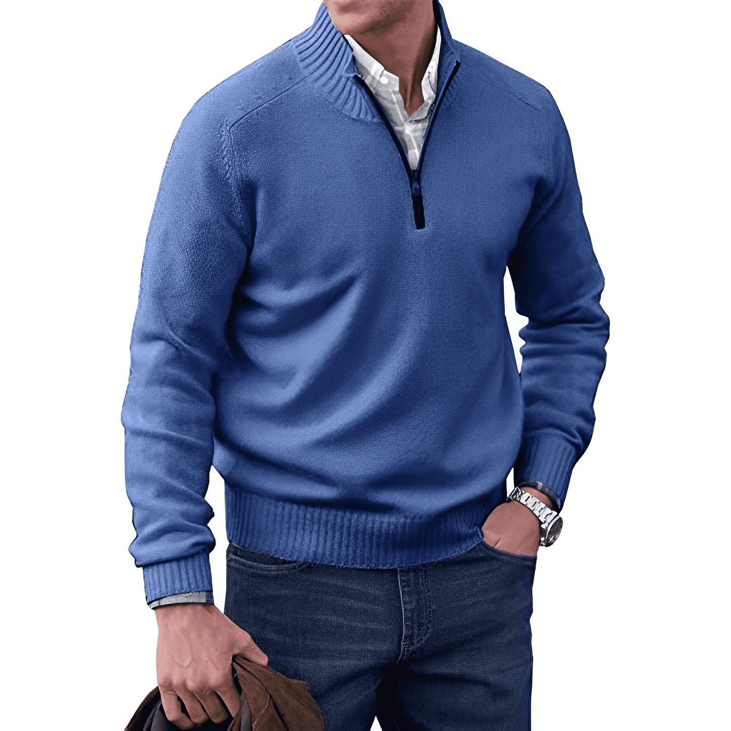 Patrick™ | Pull élégant avec fermeture éclair