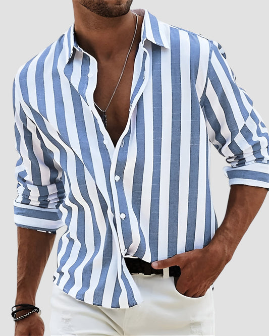 Vincent™ | Chemise Rayée Décontractée