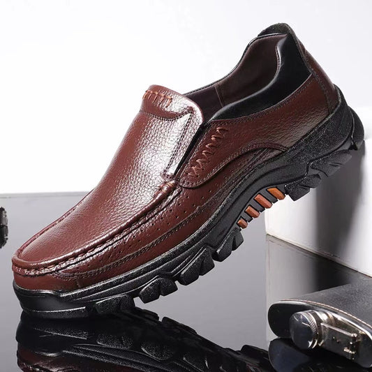Alain™ | Chaussures en Cuir à Enfiler