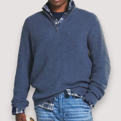 Étienne™ | Pull Homme Tricoté avec Zip