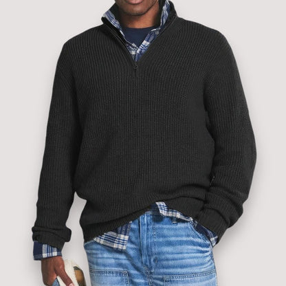 Étienne™ | Pull Homme Tricoté avec Zip