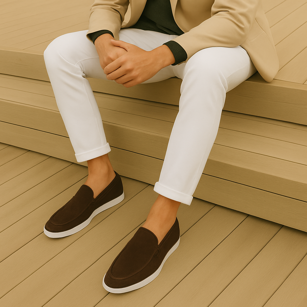 Laurent™ | Mocassins en daim élégants