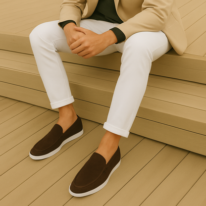 Laurent™ | Mocassins en daim élégants