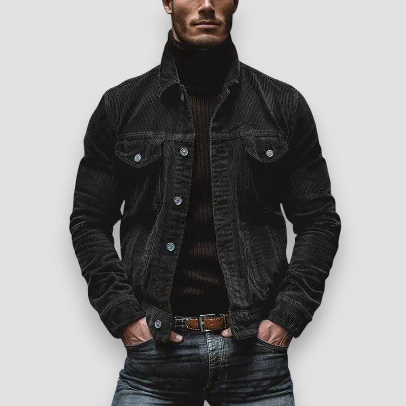 André™ | Veste Rétro en Velours Côtelé