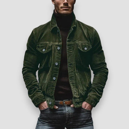 André™ | Veste Rétro en Velours Côtelé