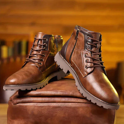 Leroy™ | Bottines à Lacets Haut de Gamme