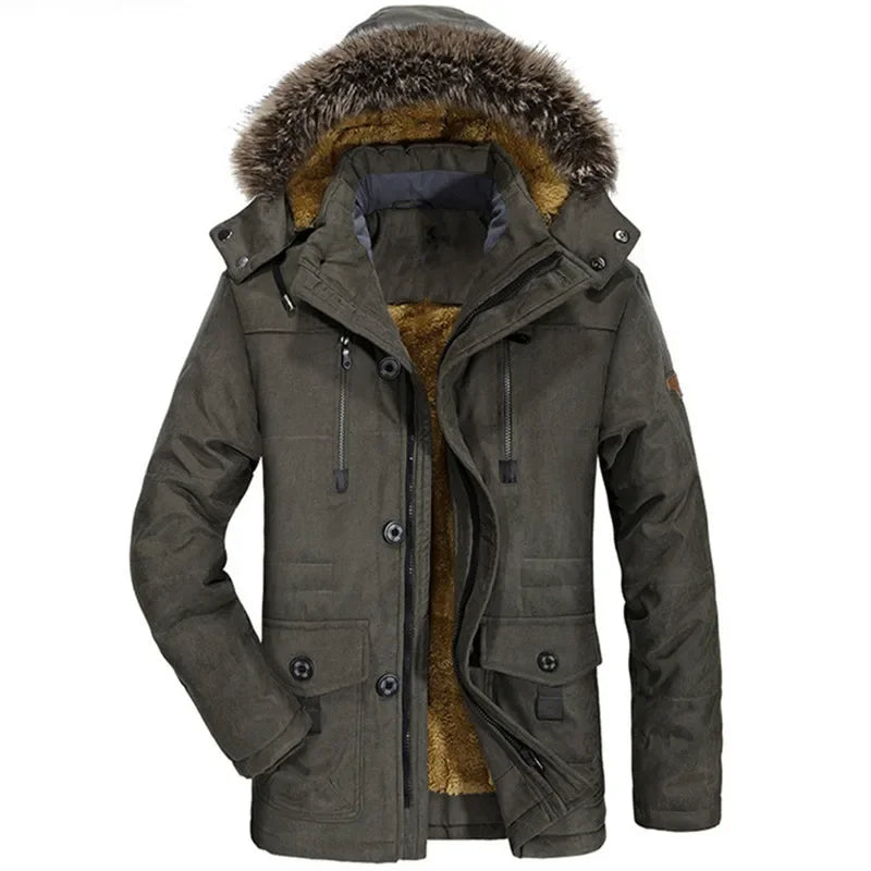 Pires™ | Veste d'hiver en coton avec capuche