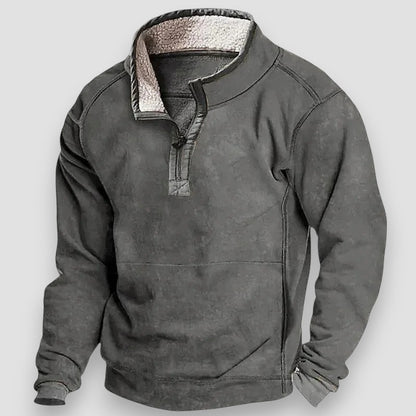 Arnaud™ | Sweat d’automne doublé en polaire