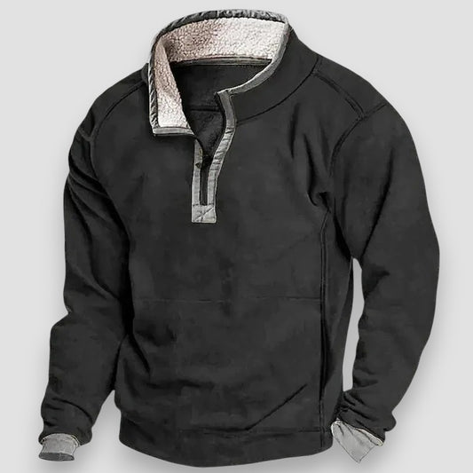 Arnaud™ | Sweat d’automne doublé en polaire