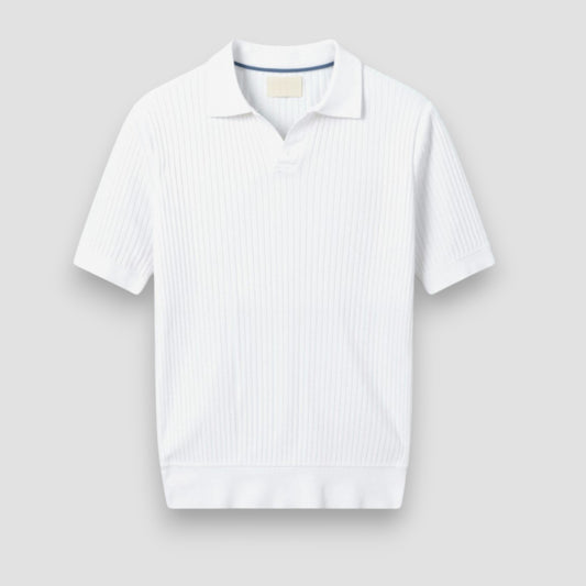 Aubry™ | Polo en Coton Côtelé